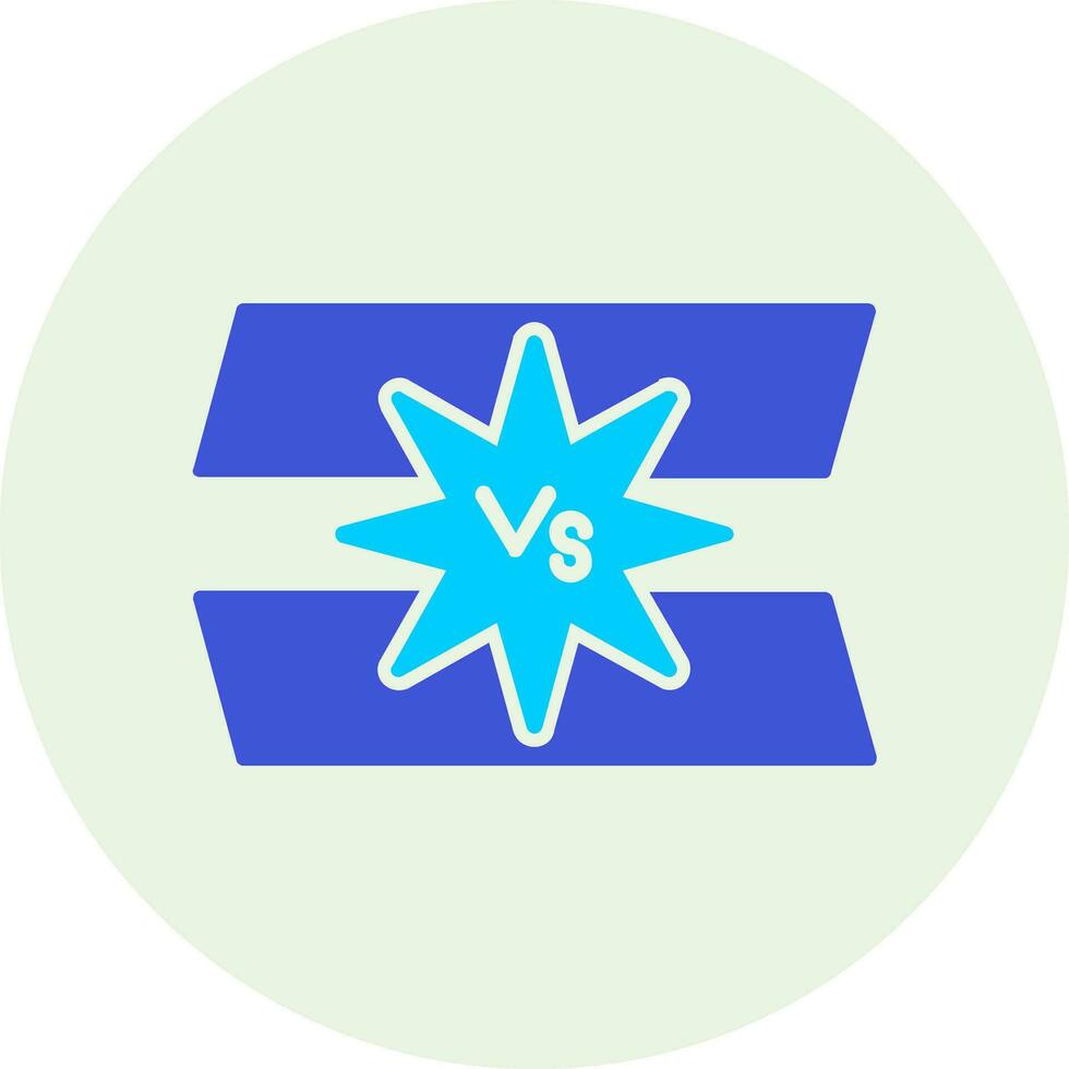 versus icono de vector