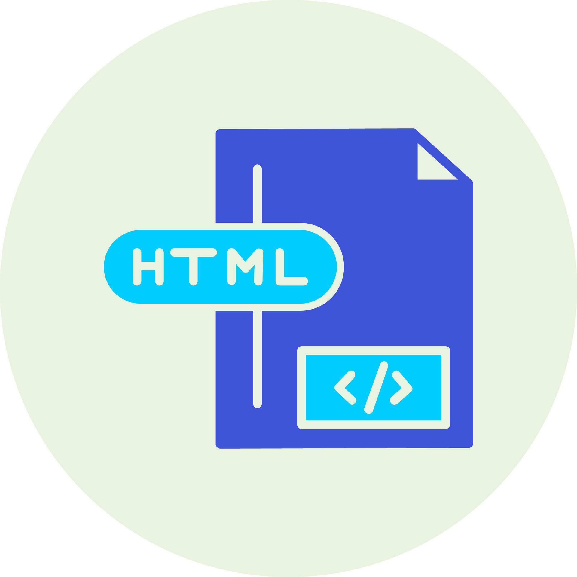 Html File Vector Icon 36821408 Vector Art at Vecteezy