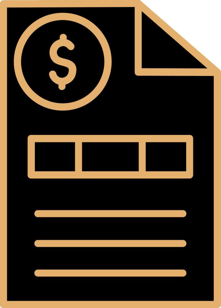 Invoice Vector Icon