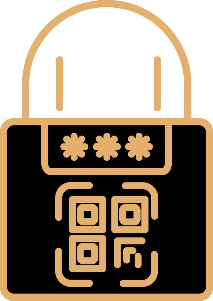 Smart Padlock Vector Icon