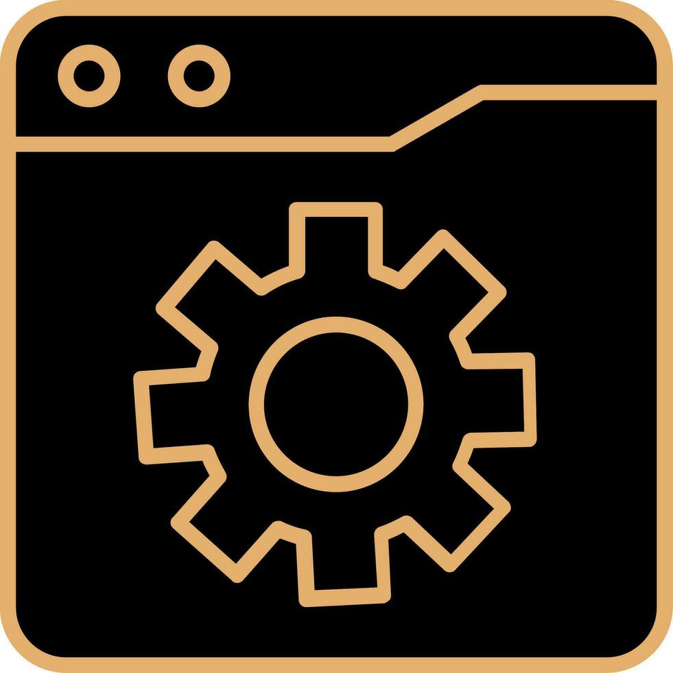 Web Settings Vector Icon