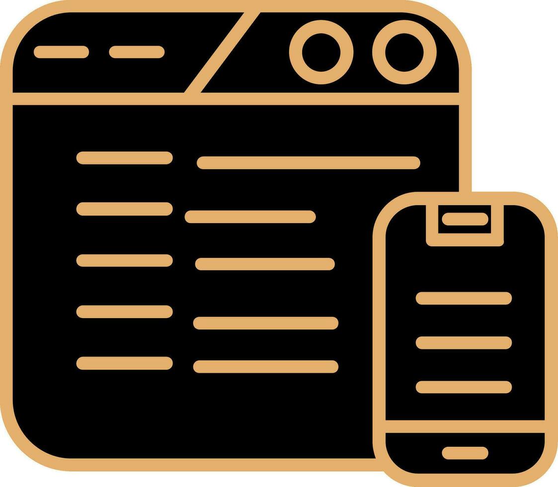 Responsive Vector Icon