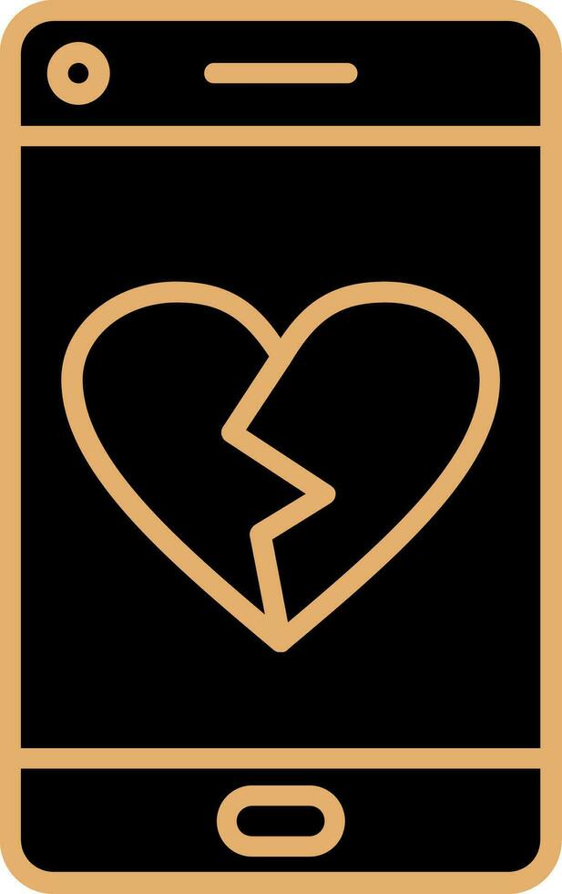 Heart Break Vector Icon