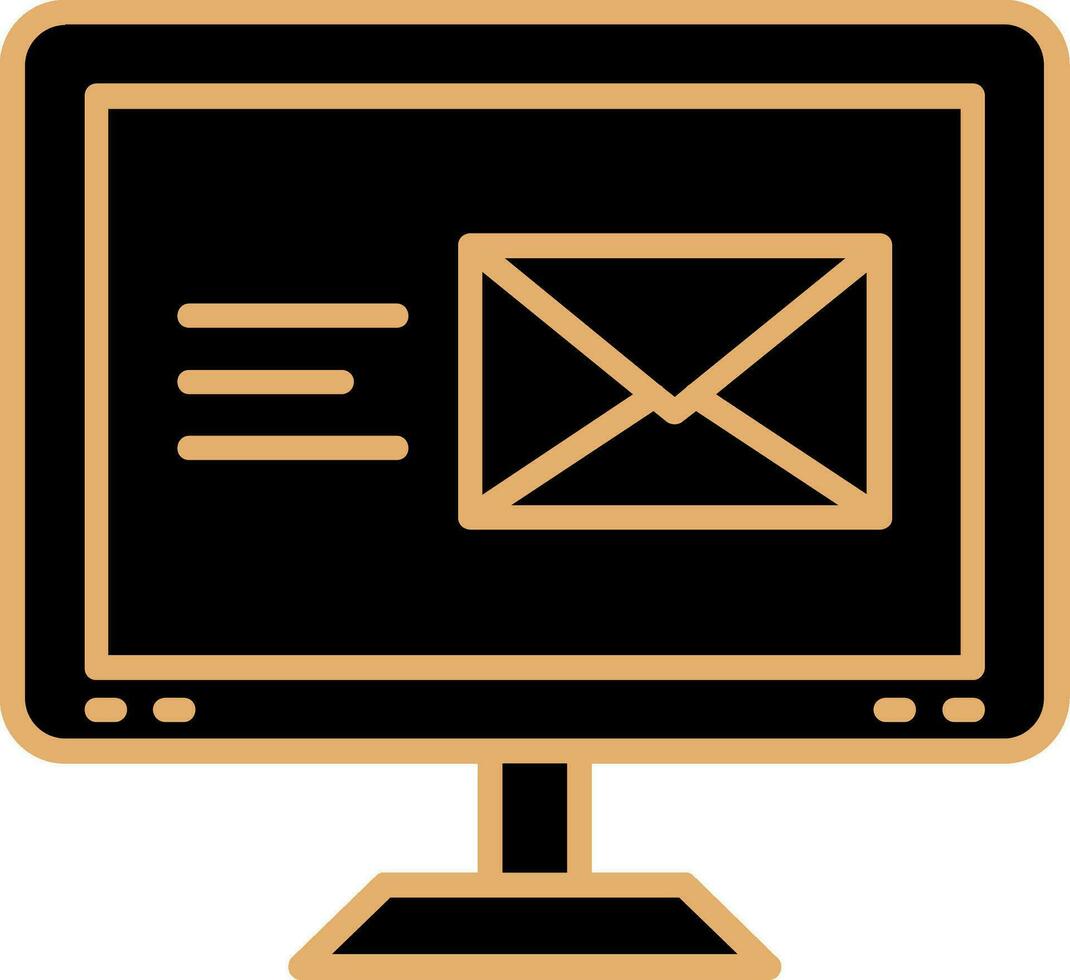 icono de vector de correo electrónico