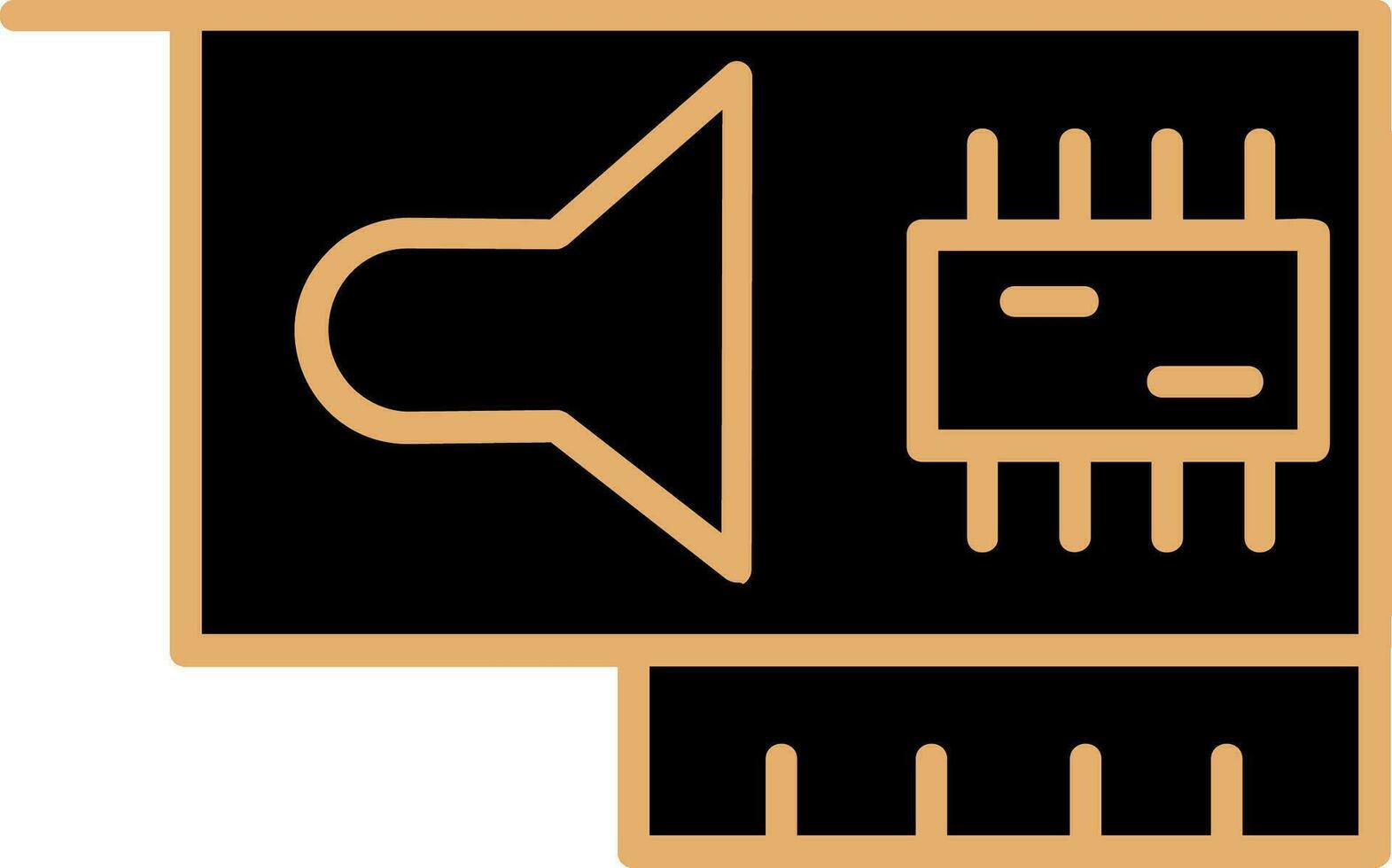 Sound Card Vector Icon