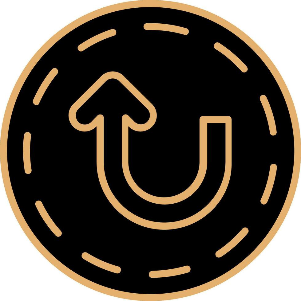 U Turn Vector Icon