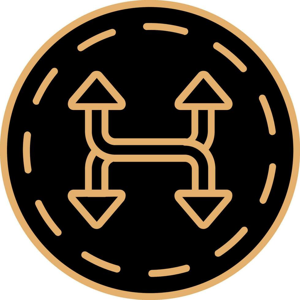 Shuffle Vector Icon