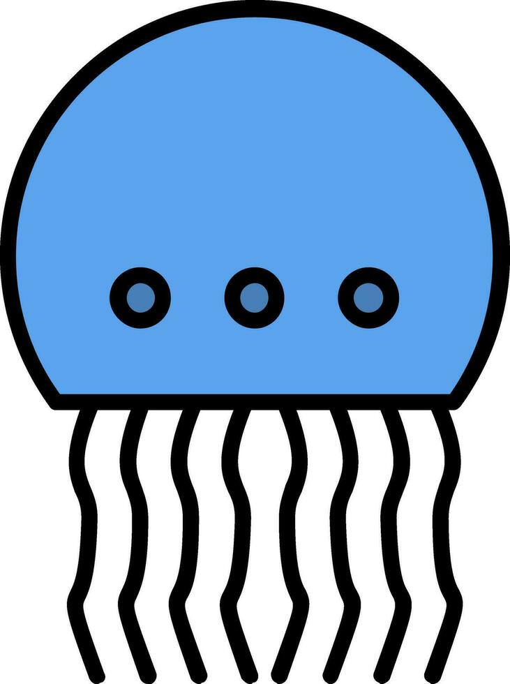 Jellyfish Vector Icon