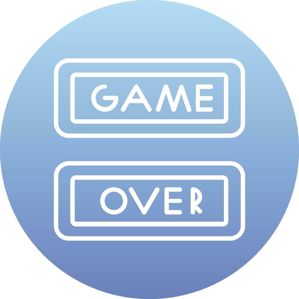 Game over Vector Icon