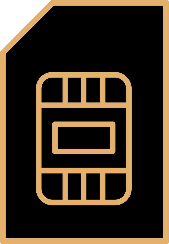 sim Vector Icon