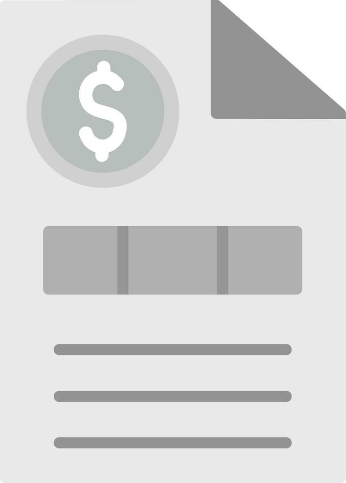 Invoice Vector Icon