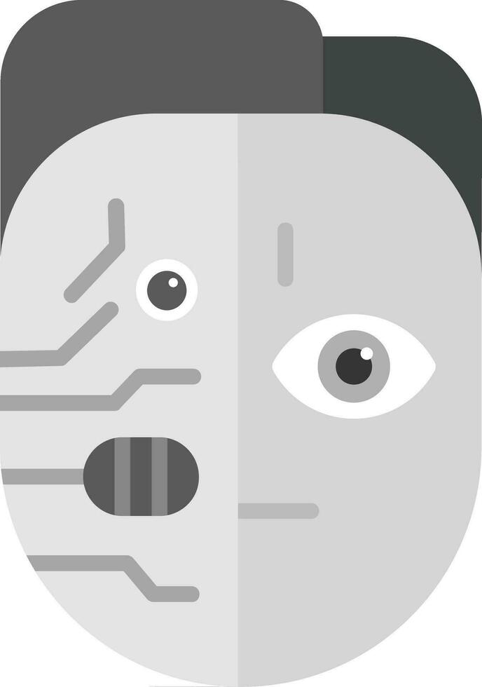 Cyborg Vector Icon