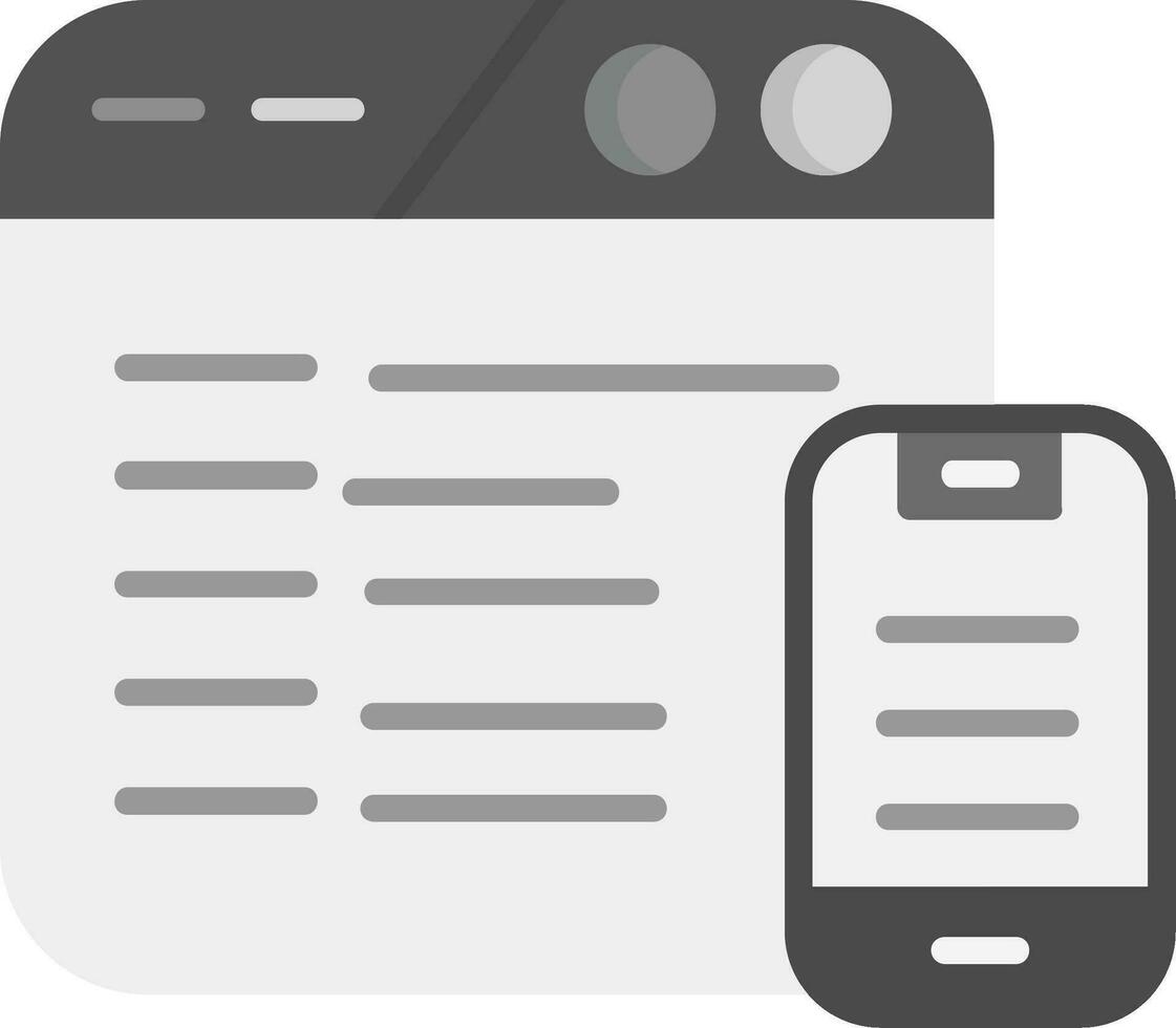Responsive Vector Icon
