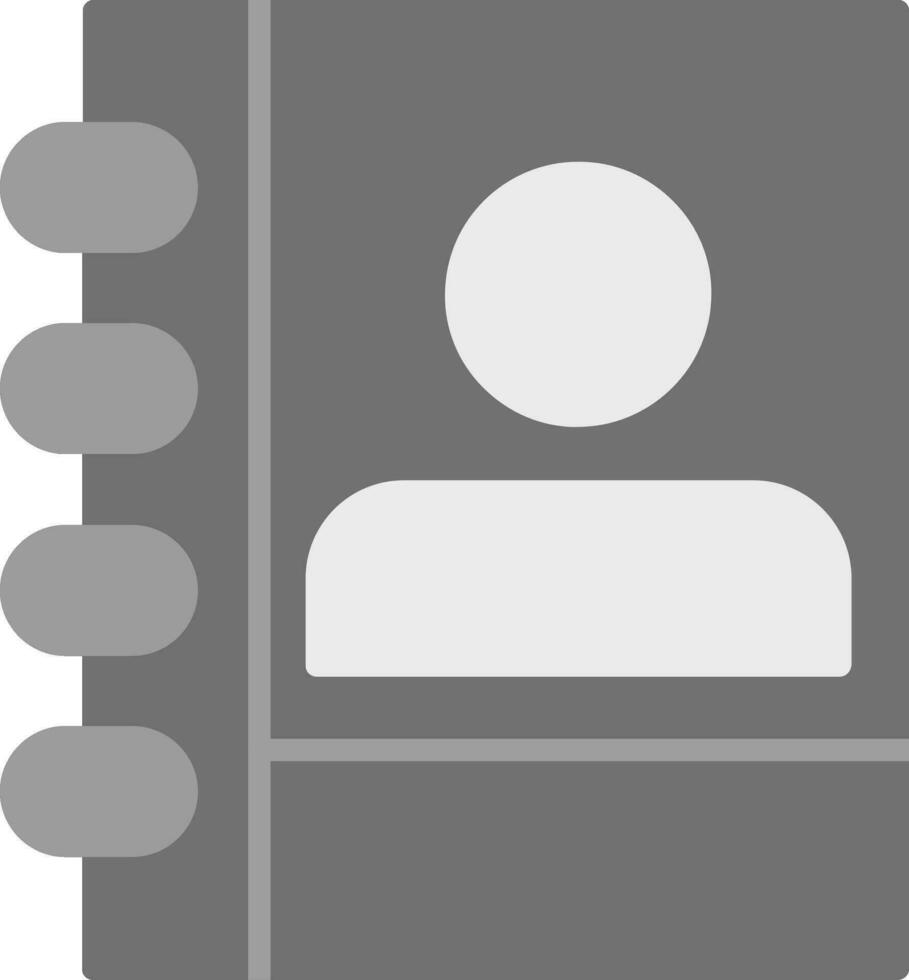 Contact Book Vector Icon