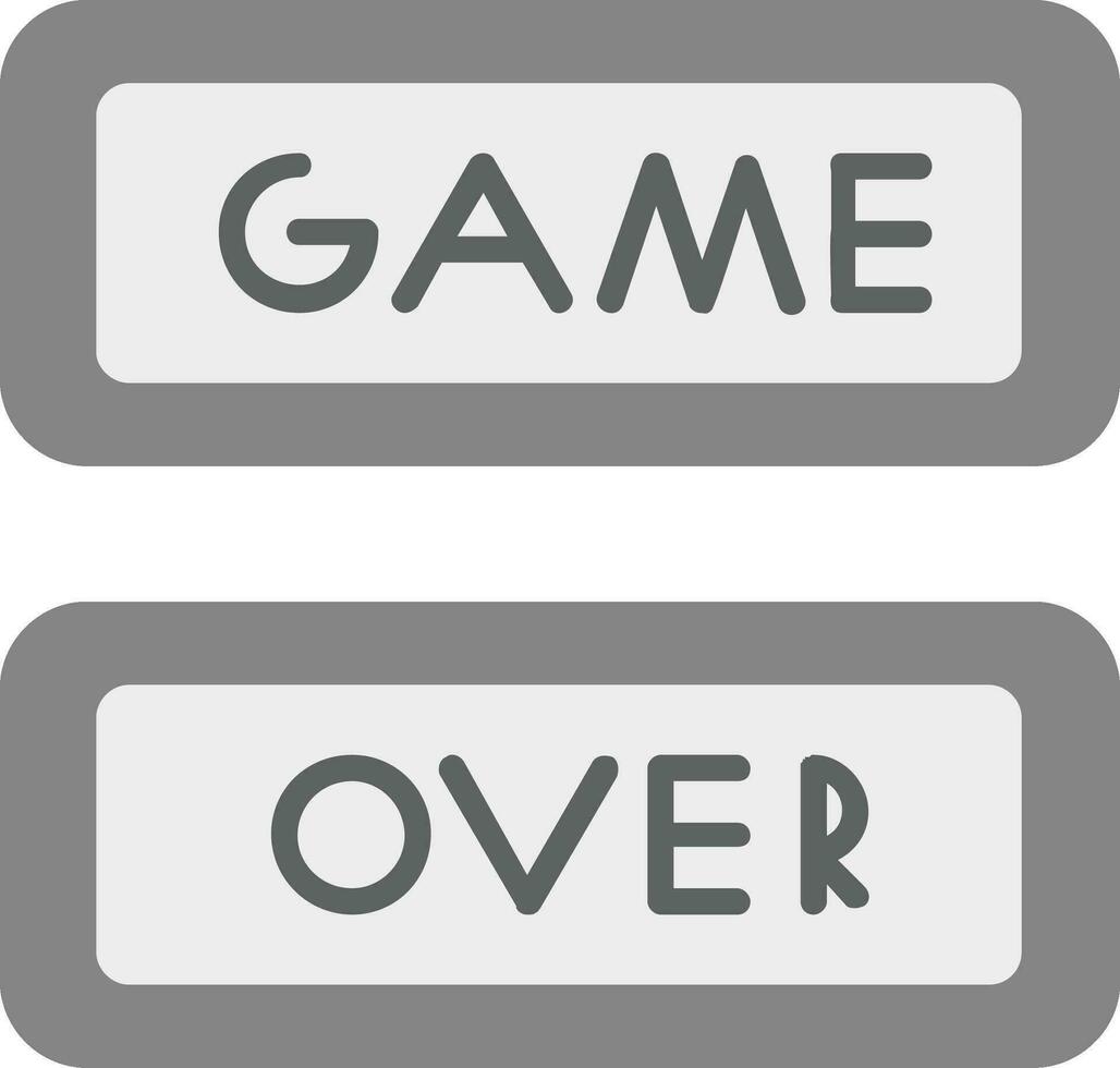 Game over Vector Icon