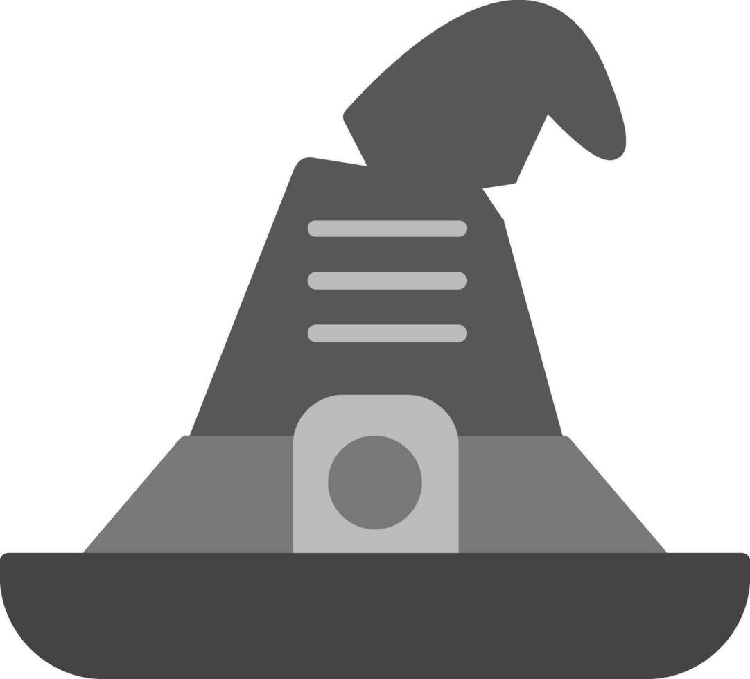 icono de vector de sombrero de bruja