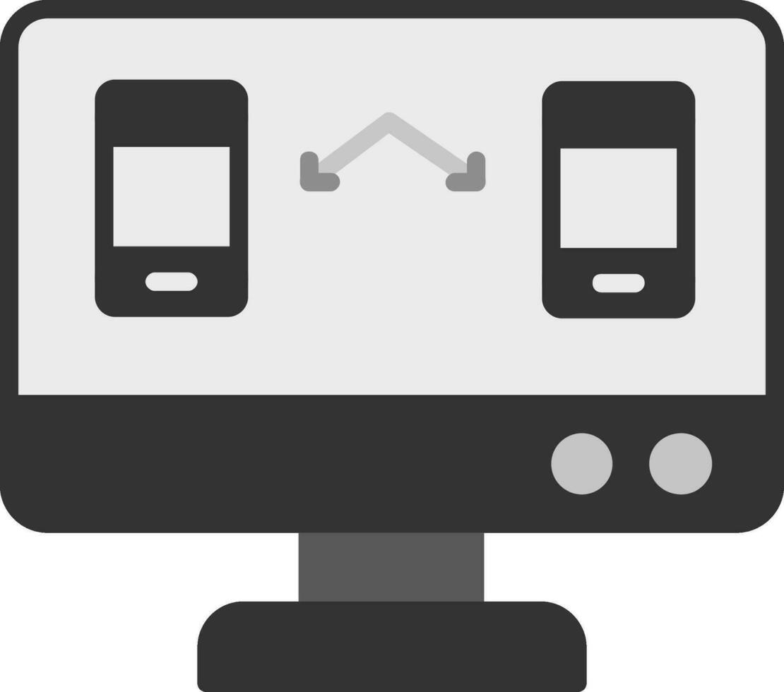 Data Transfer Vector Icon