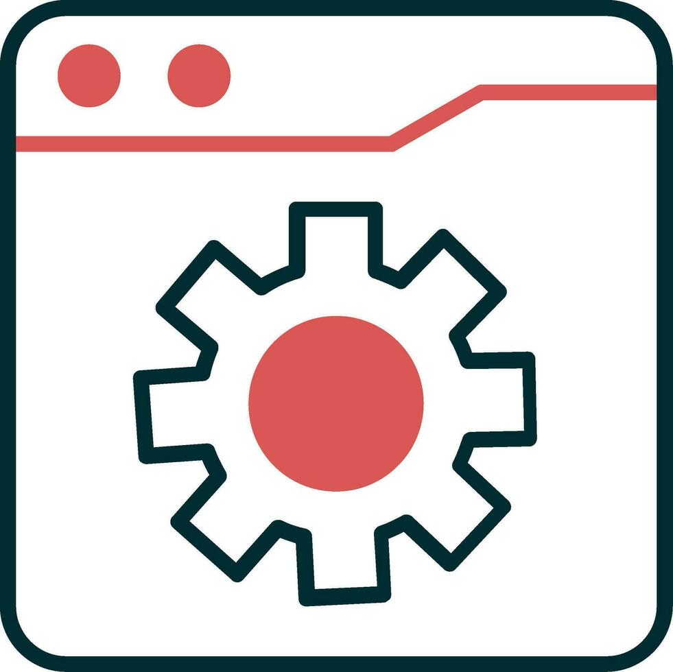 Web Settings Vector Icon