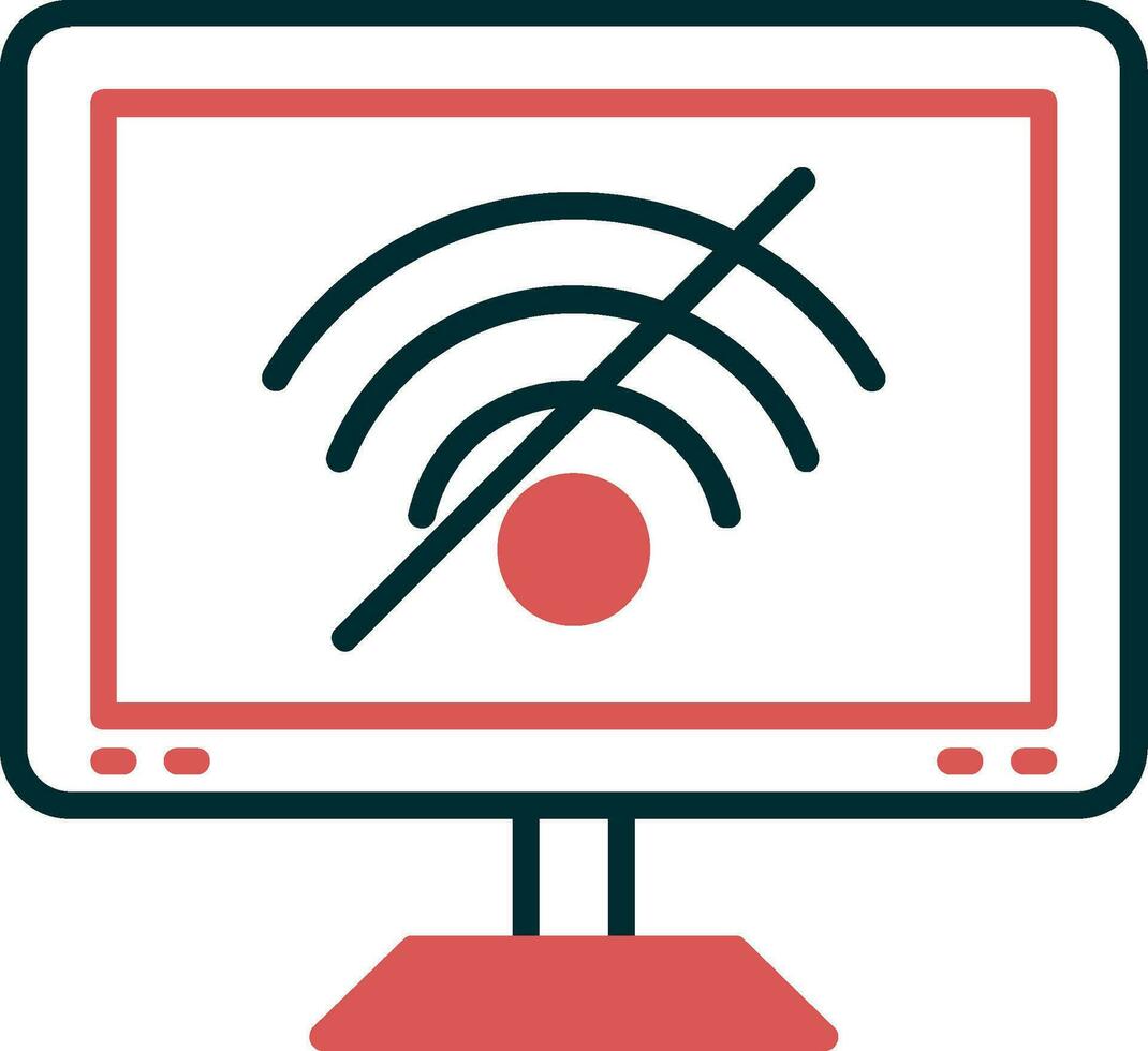 No Wifi Signals Vector Icon