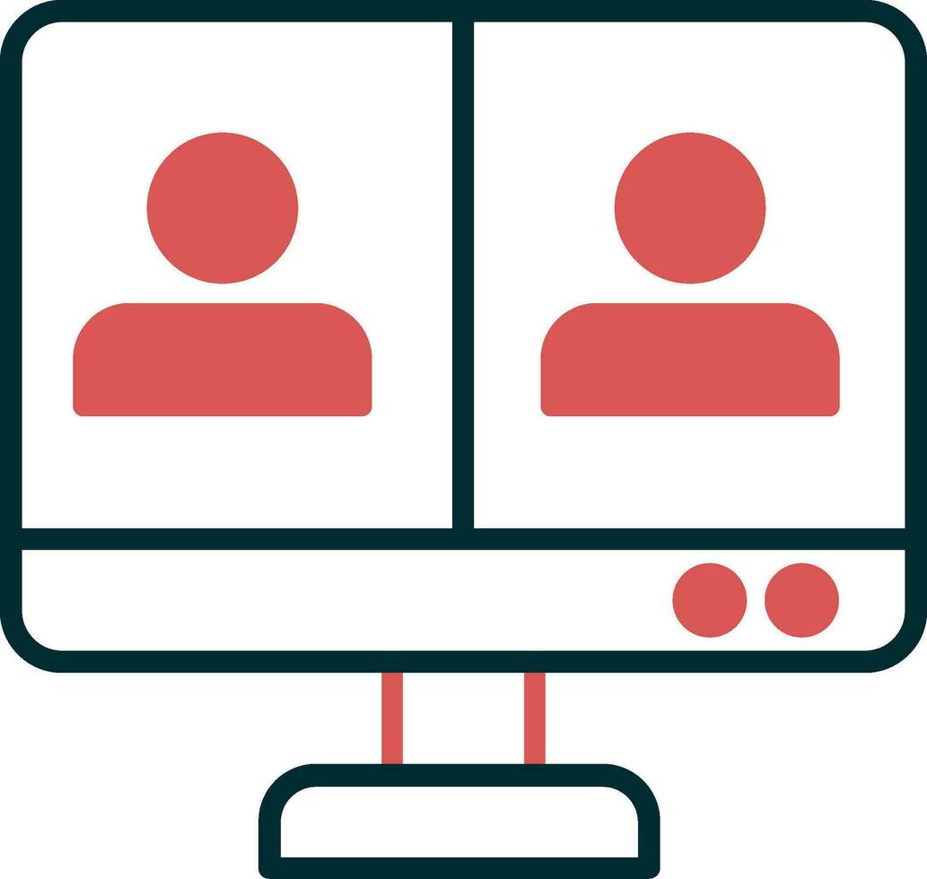 Online Meeting Vector Icon