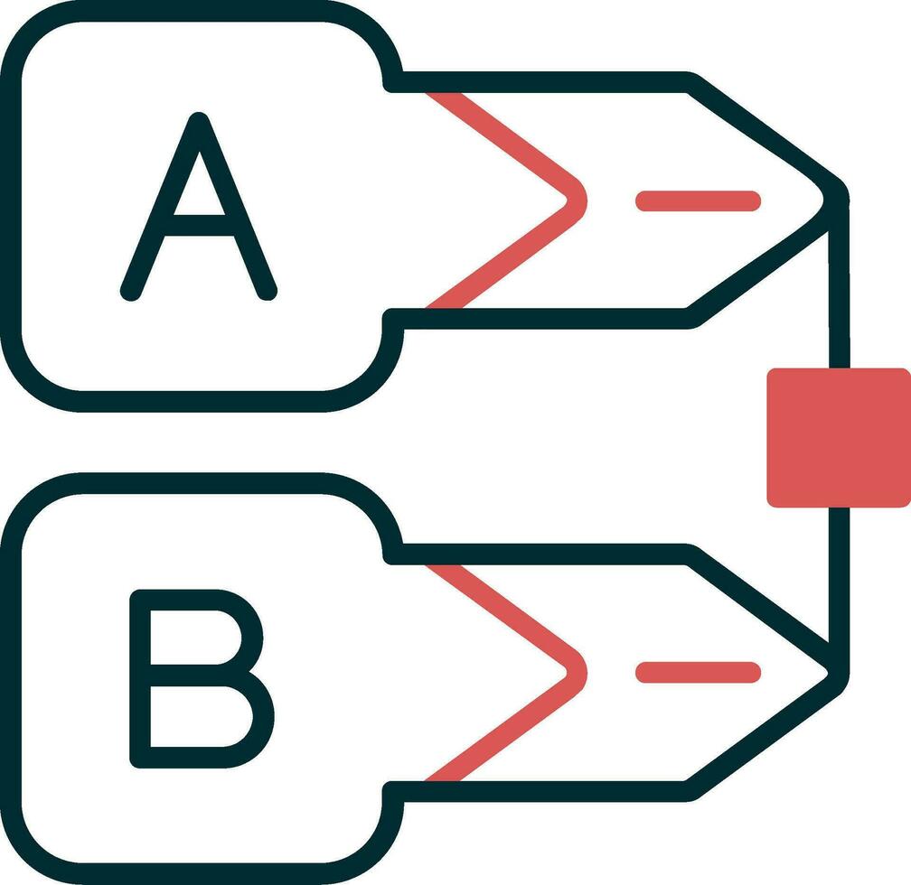 icono de vector de diagrama