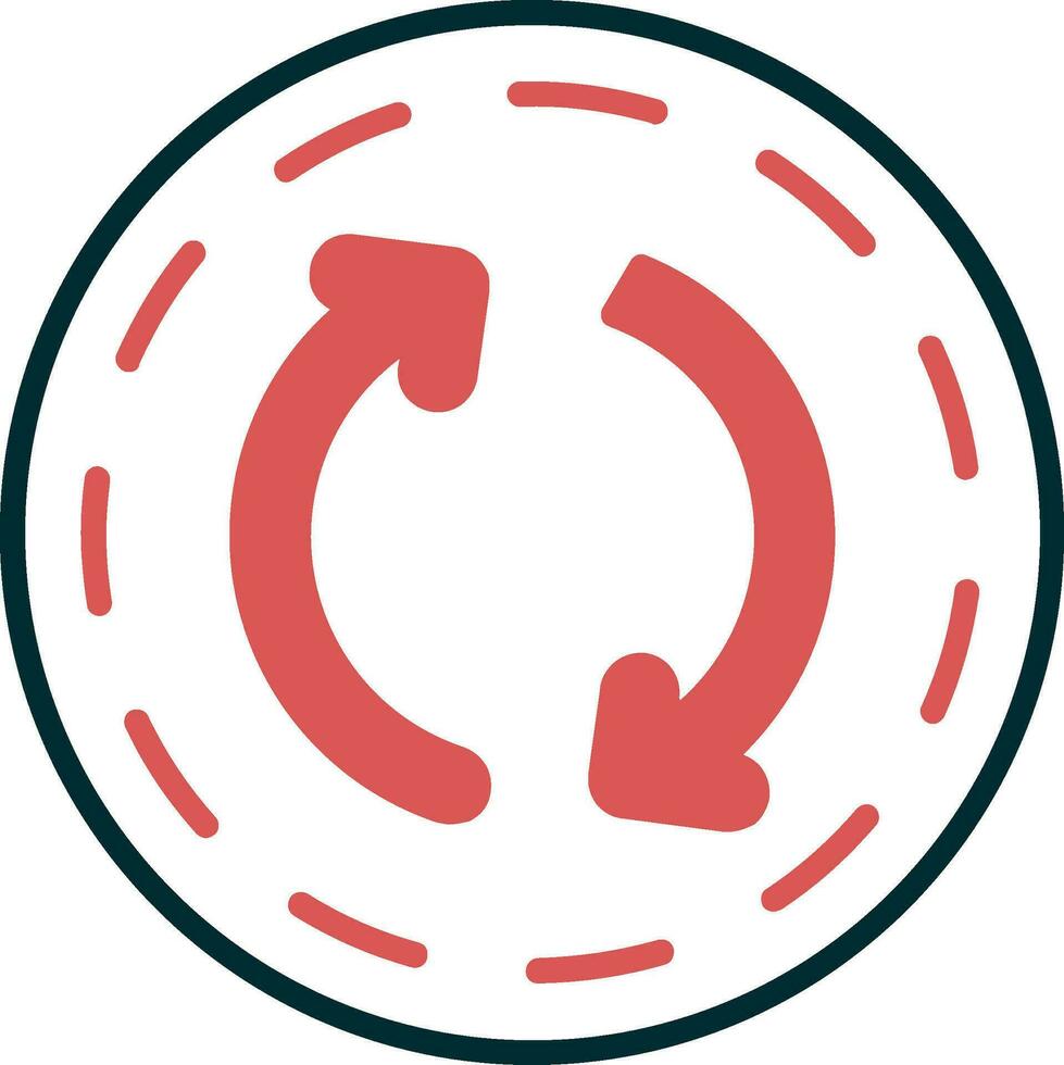 Roundabout Vector Icon