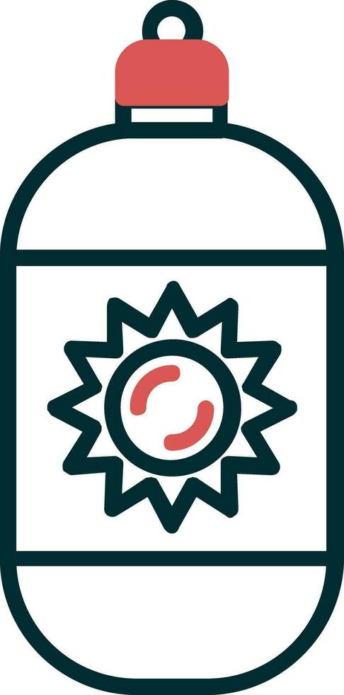 Sun Cream Vector Icon