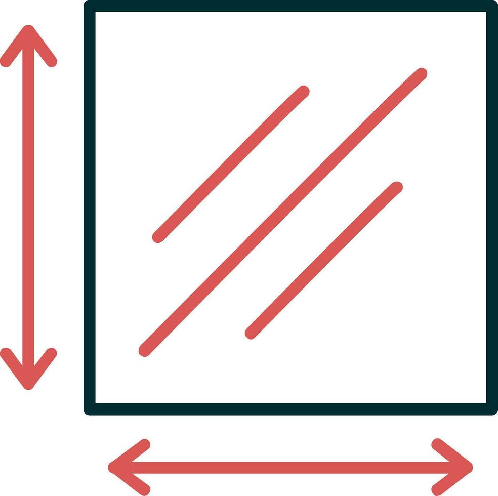 Dimension Vector Icon