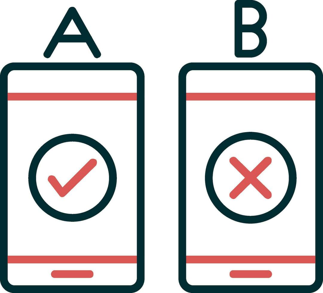 Ab Testing Vector Icon