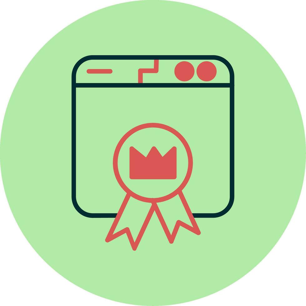 Premium Website Vector Icon