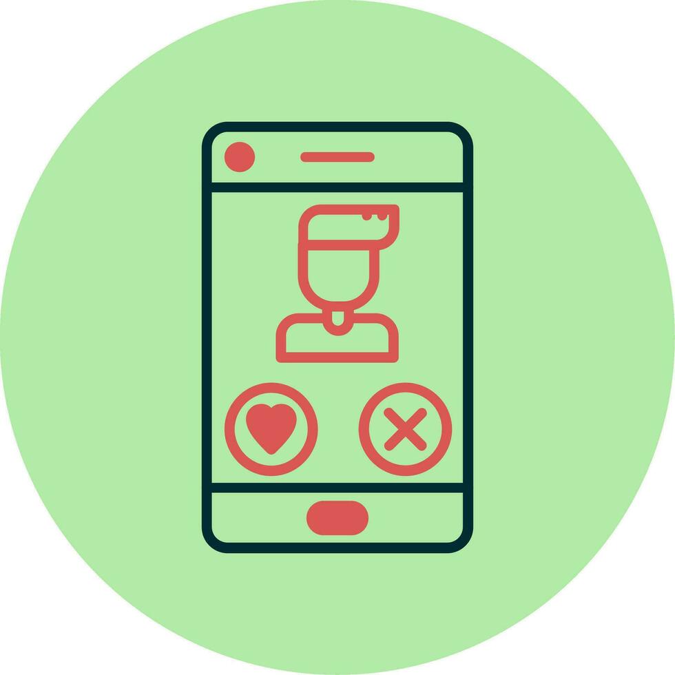 Dating App Vector Icon