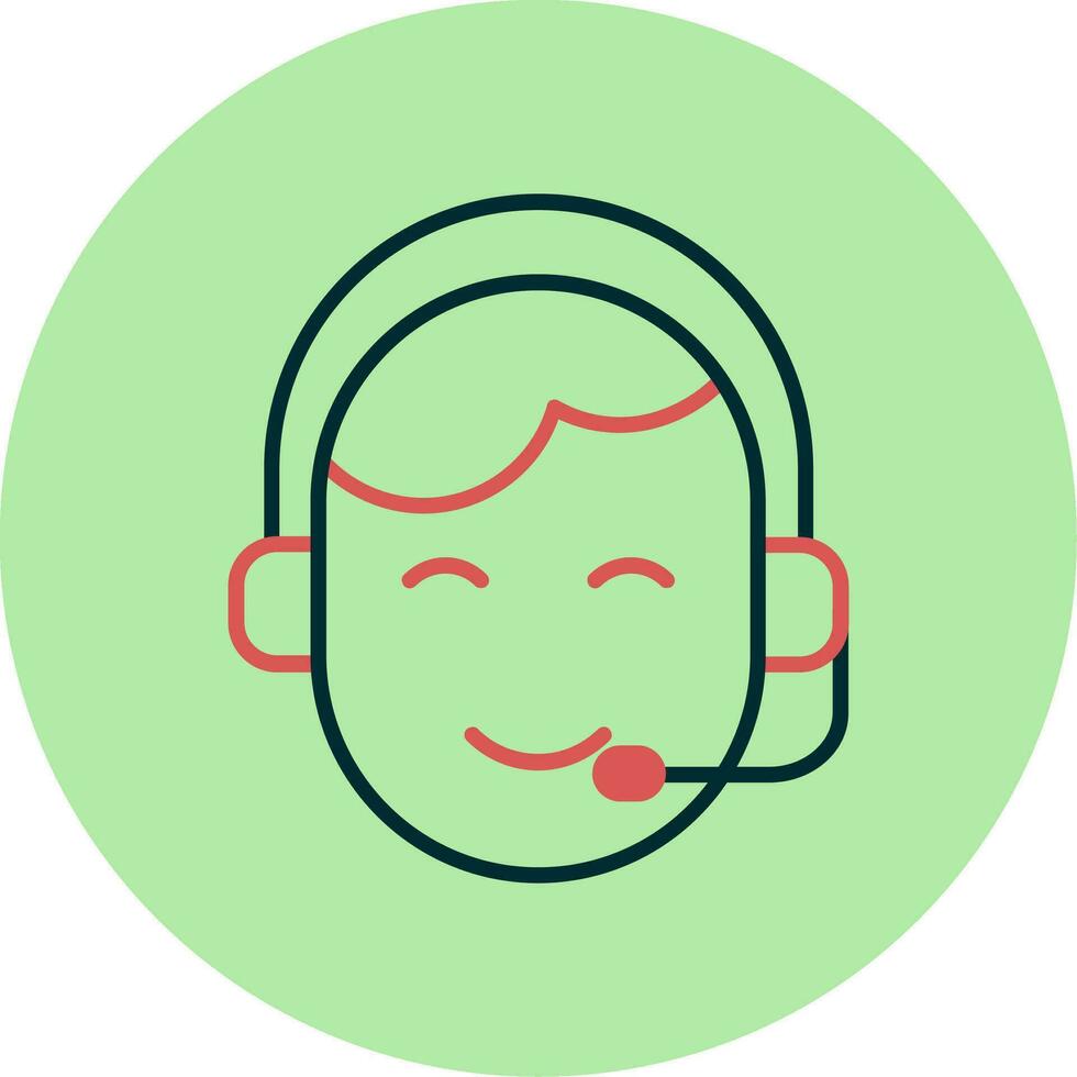 Customer Service Agent Vector Icon