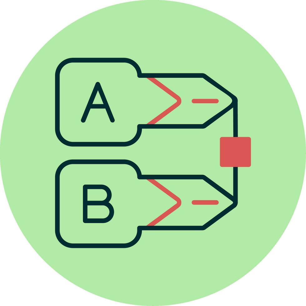 icono de vector de diagrama