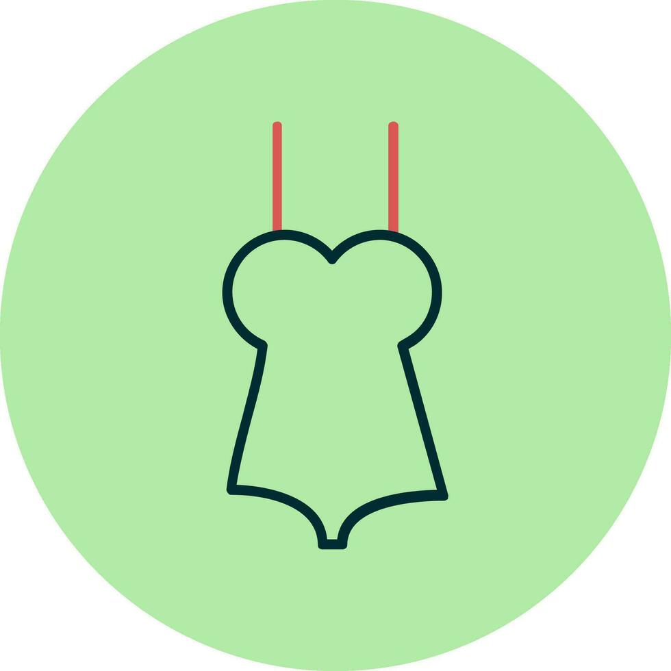 icono de vector de traje de baño