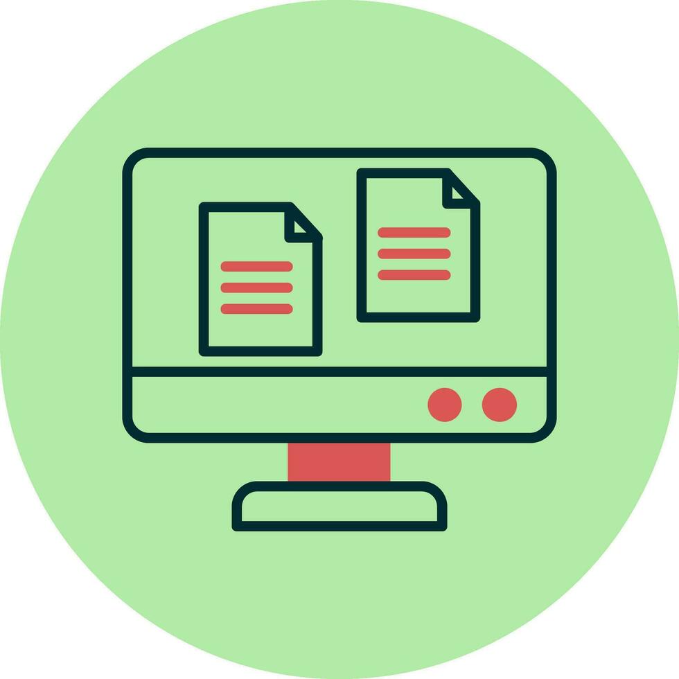 File Transfer Vector Icon