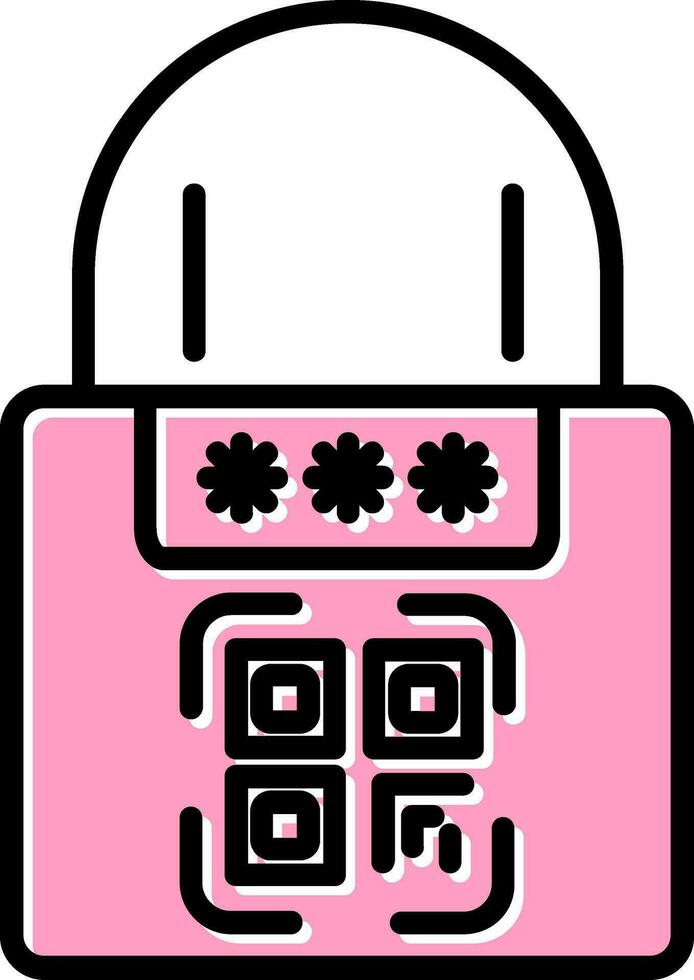 Smart Padlock Vector Icon