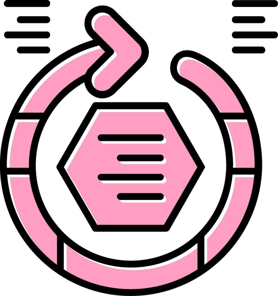 Circular Arrow Vector Icon