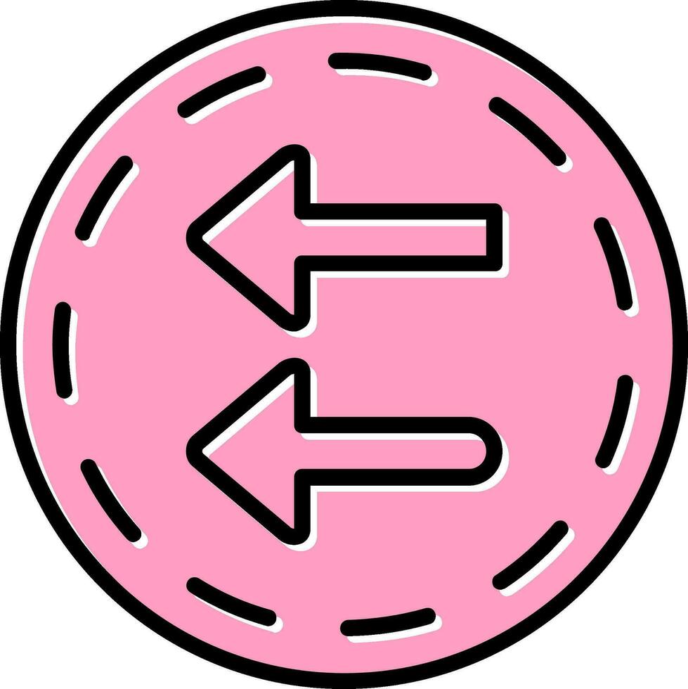 Fast Backward Vector Icon