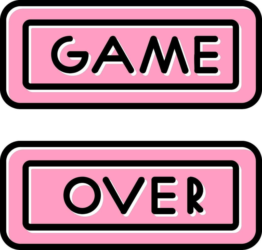 Game over Vector Icon