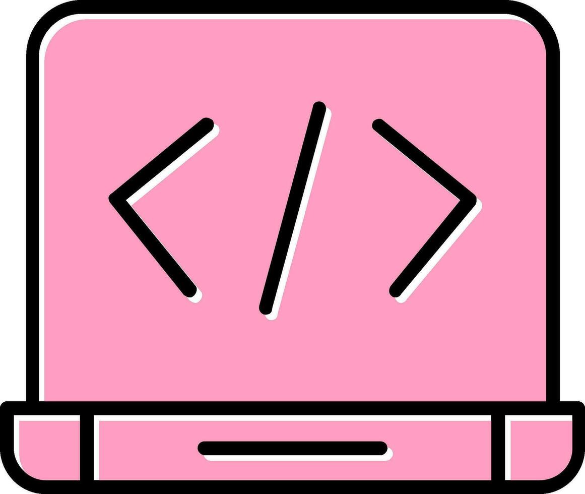 Web coding Vector Icon
