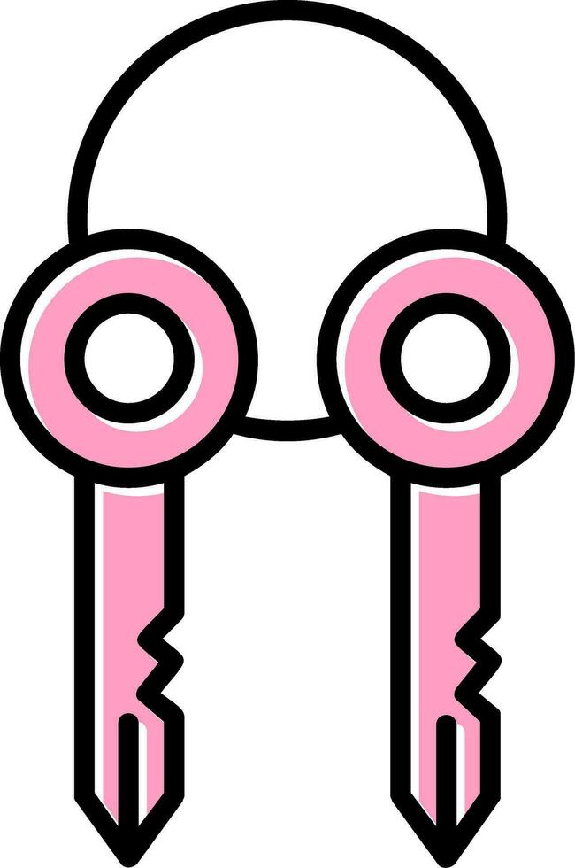 Surrogate Key Vector Icon