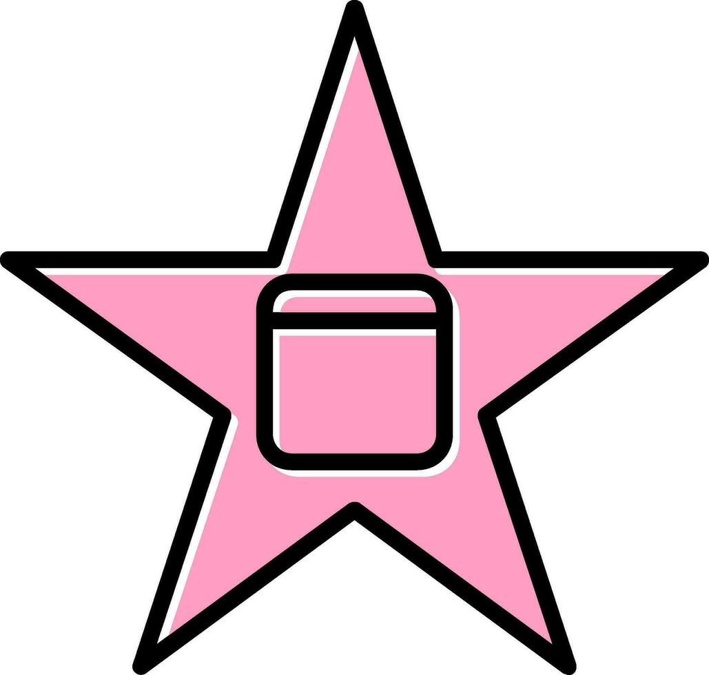 icono de vector de estrella