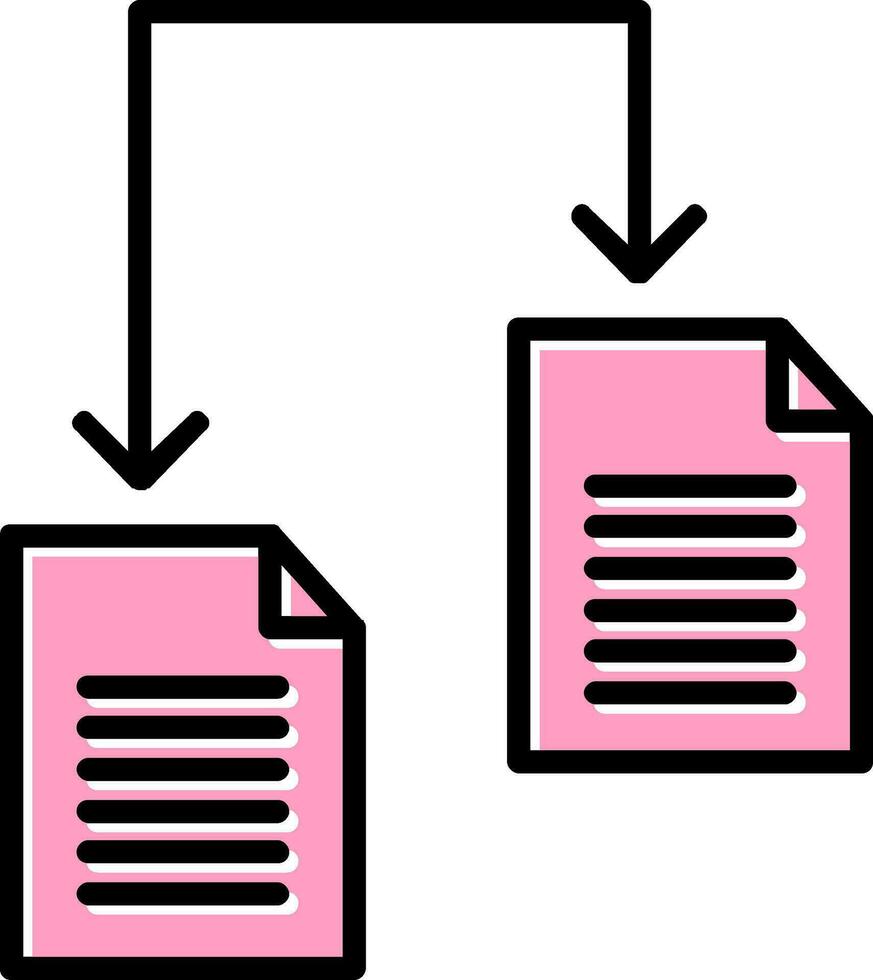 File Sharing Vector Icon