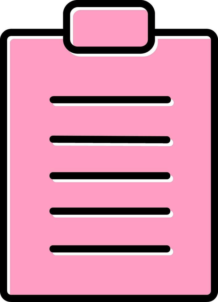 Clip board Vector Icon
