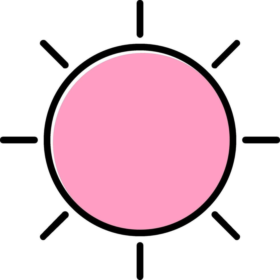 Sun Vector Icon