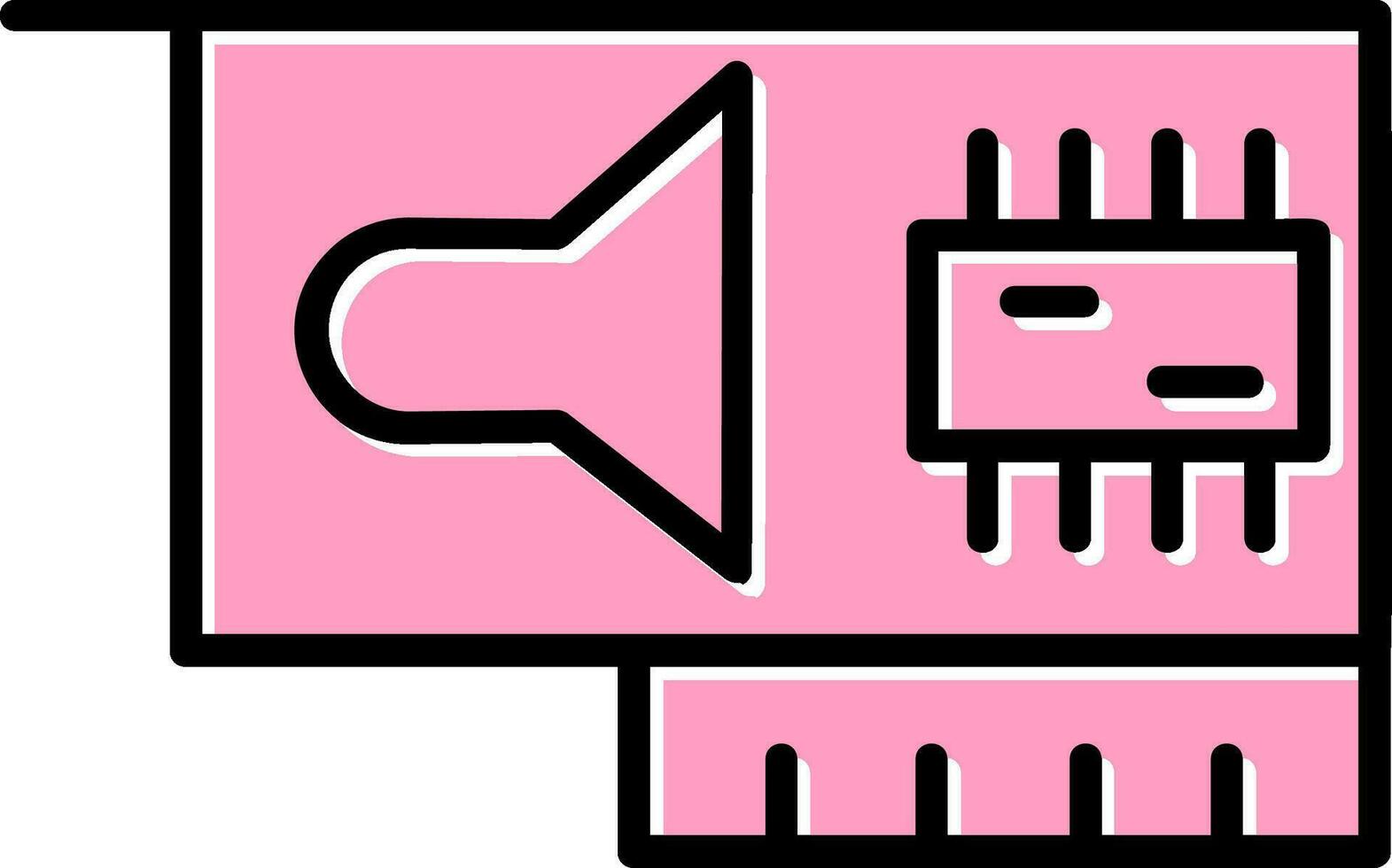 Sound Card Vector Icon