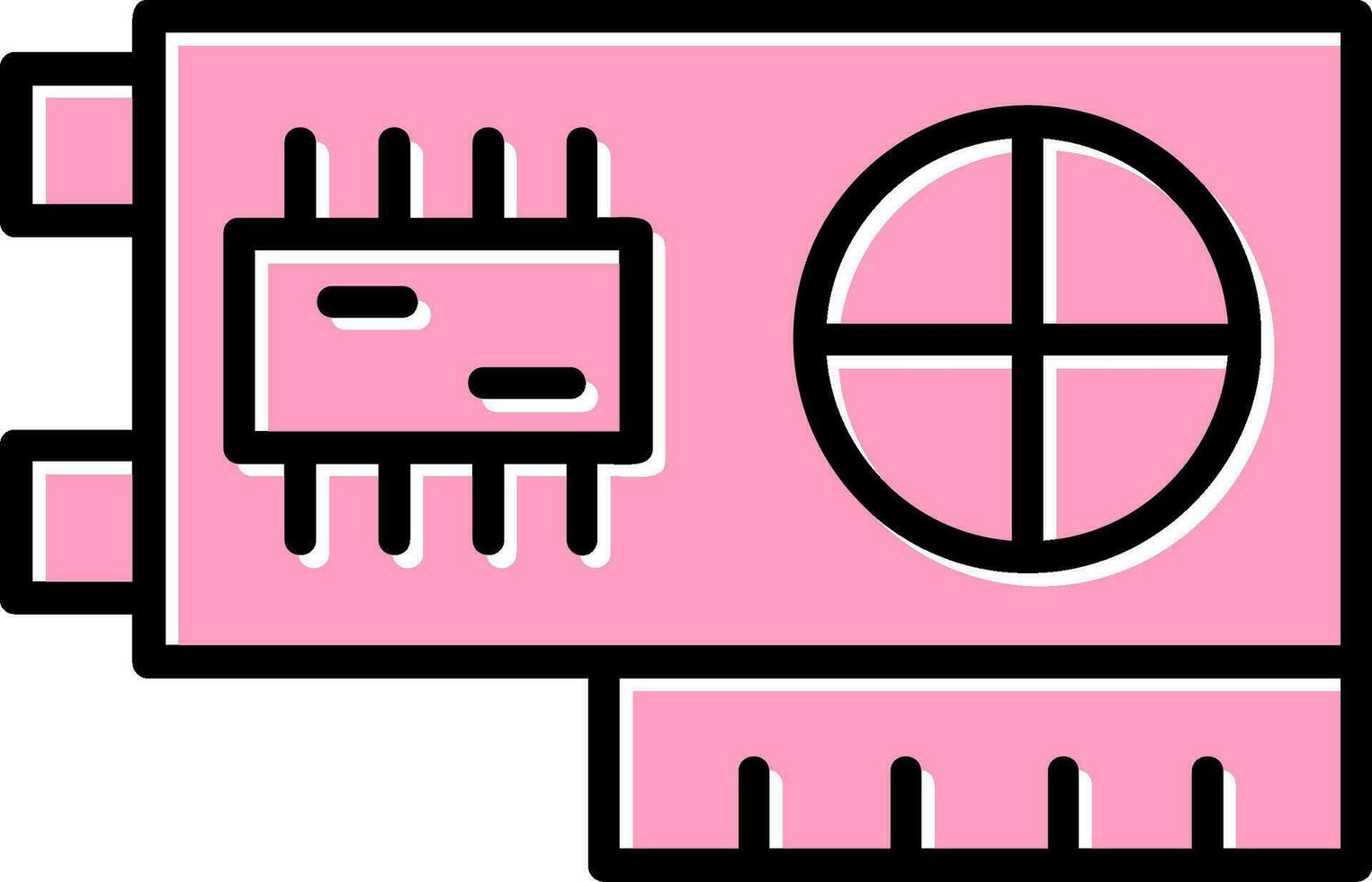 Graphics Card Vector Icon