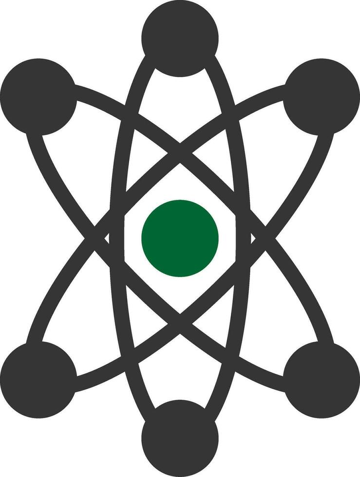 Atom Creative Icon Design vector