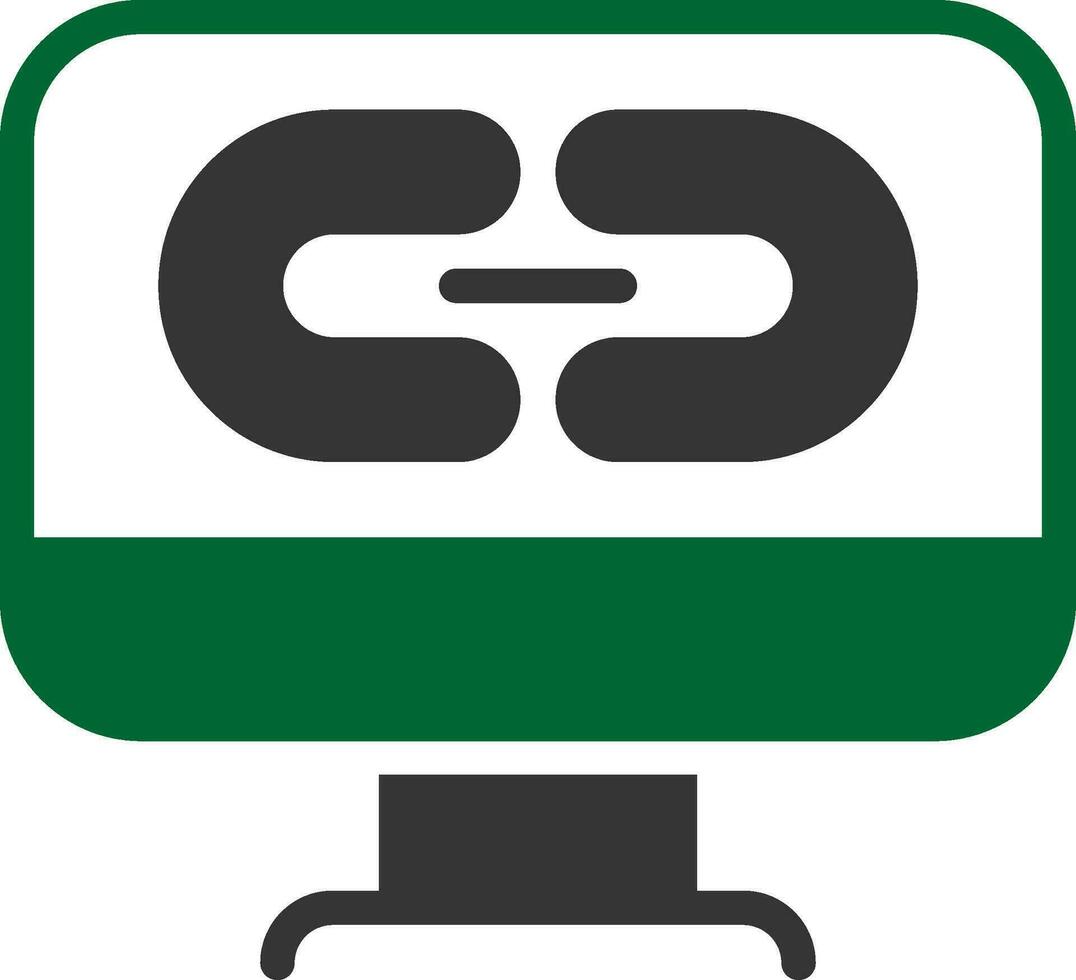 Link Creative Icon Design vector