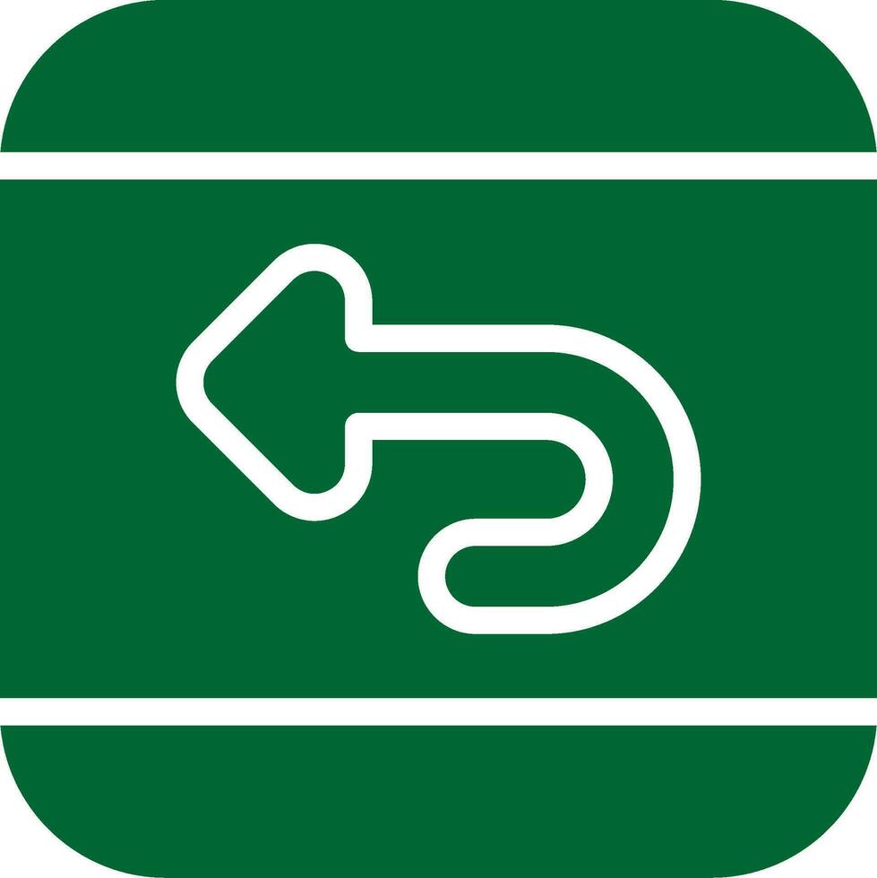 Undo Creative Icon Design vector